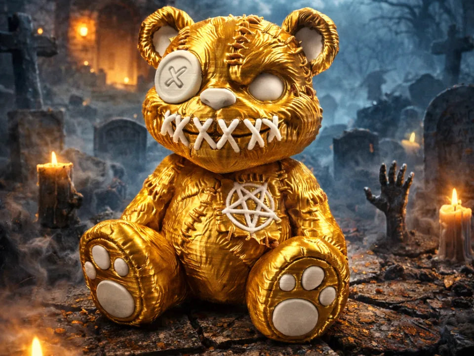 Figurină Decorativă Ursuleț Voodoo „VoodooBear / EvilTeddy” 3D