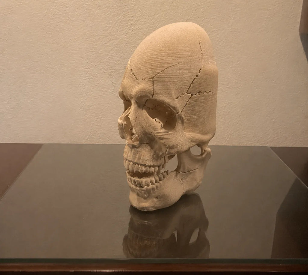 Mască Realistică Craniu cu Fisuri „Cracked Skull Mask” 3D