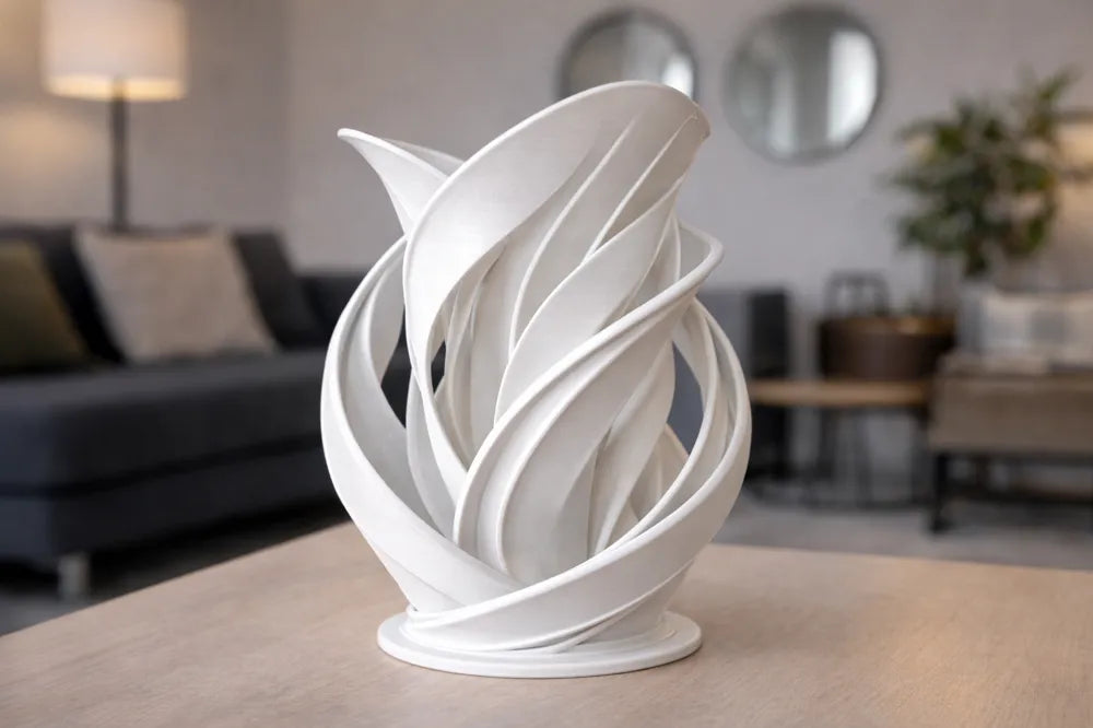 BloomTwist | Vază Sculpturală Modernă