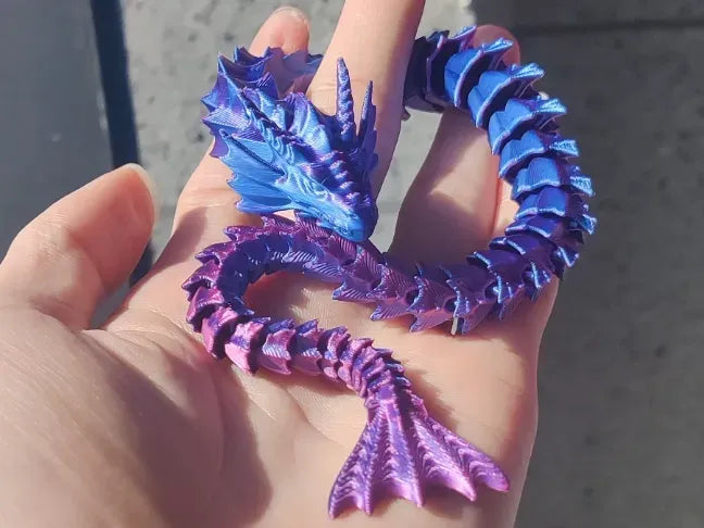 Figurină Flexi „Dragonul de Apă” 3D