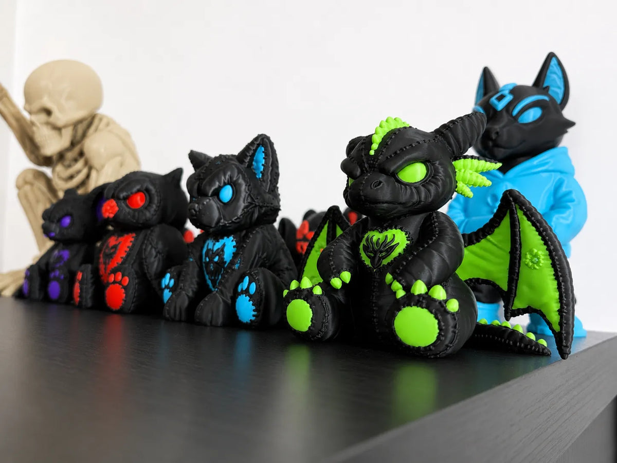 Figurină 3D Liliac „Stitchborn Bat”