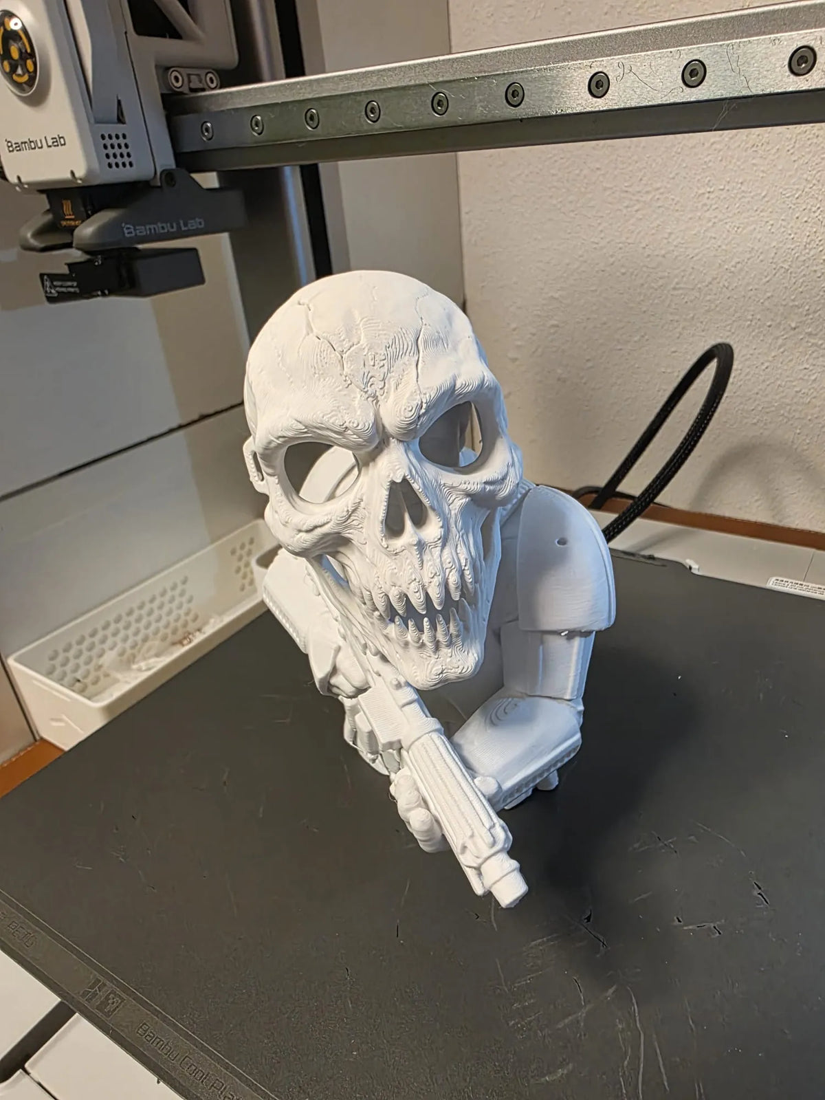 Mască Tactică Craniu „Skull Trooper” 3D