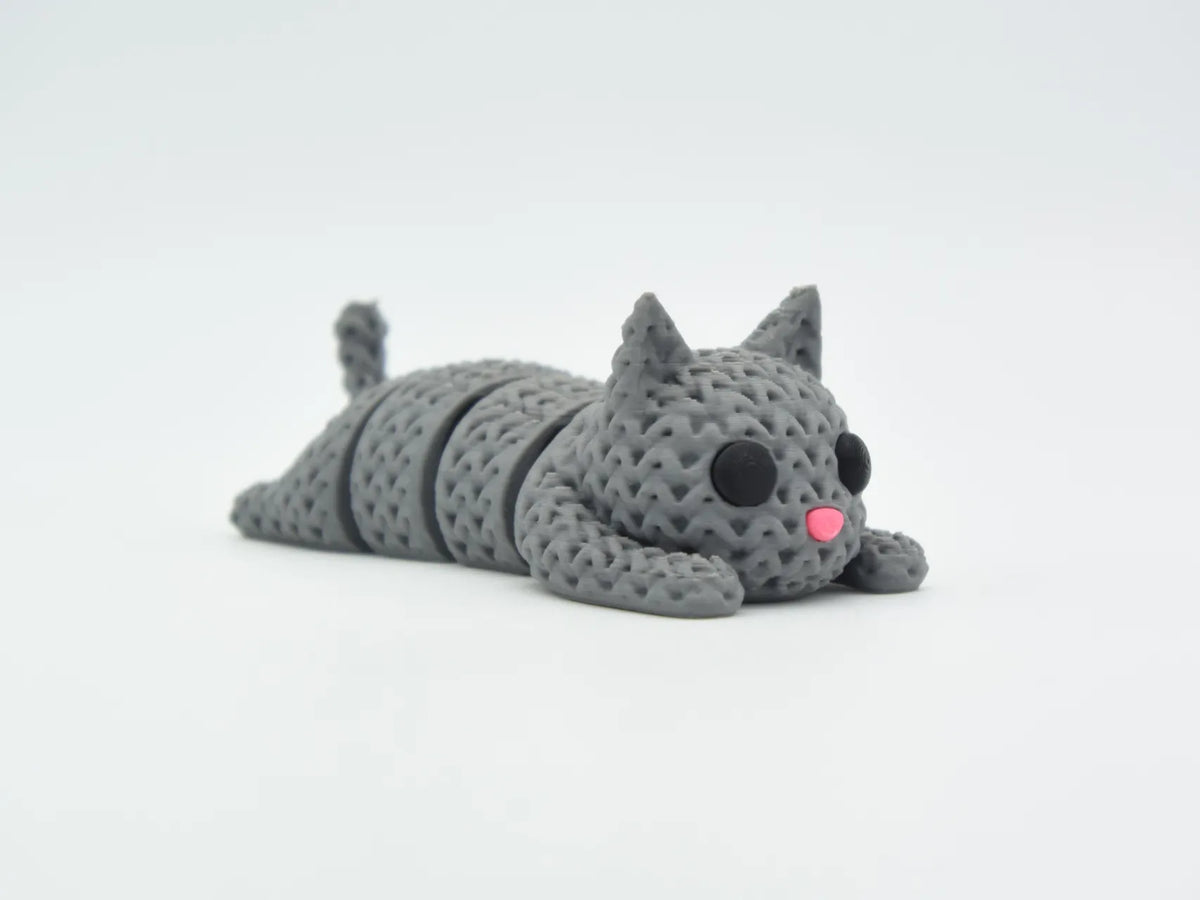 KnitKitty | Pisicuță 3D Articulată "Knit"