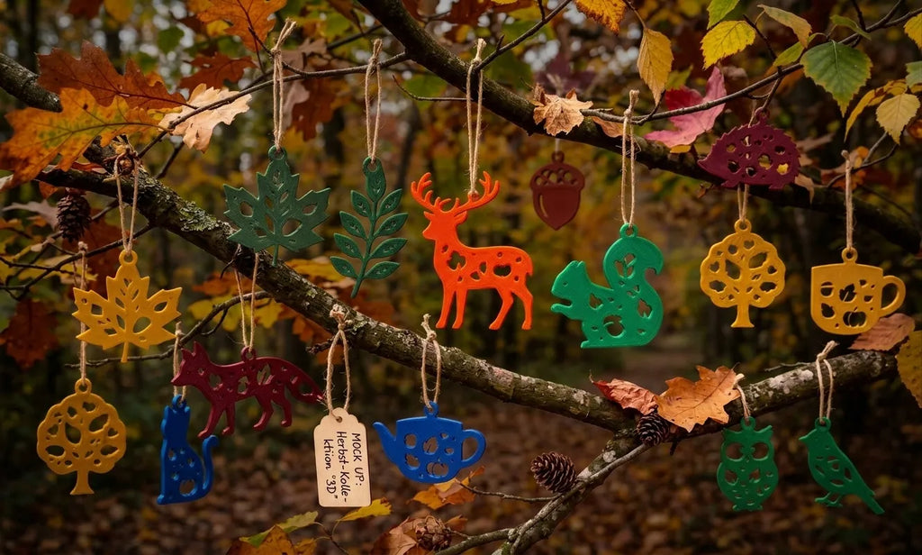 Set Decorațiuni Suspendate de Toamnă „FallHangers” 3D