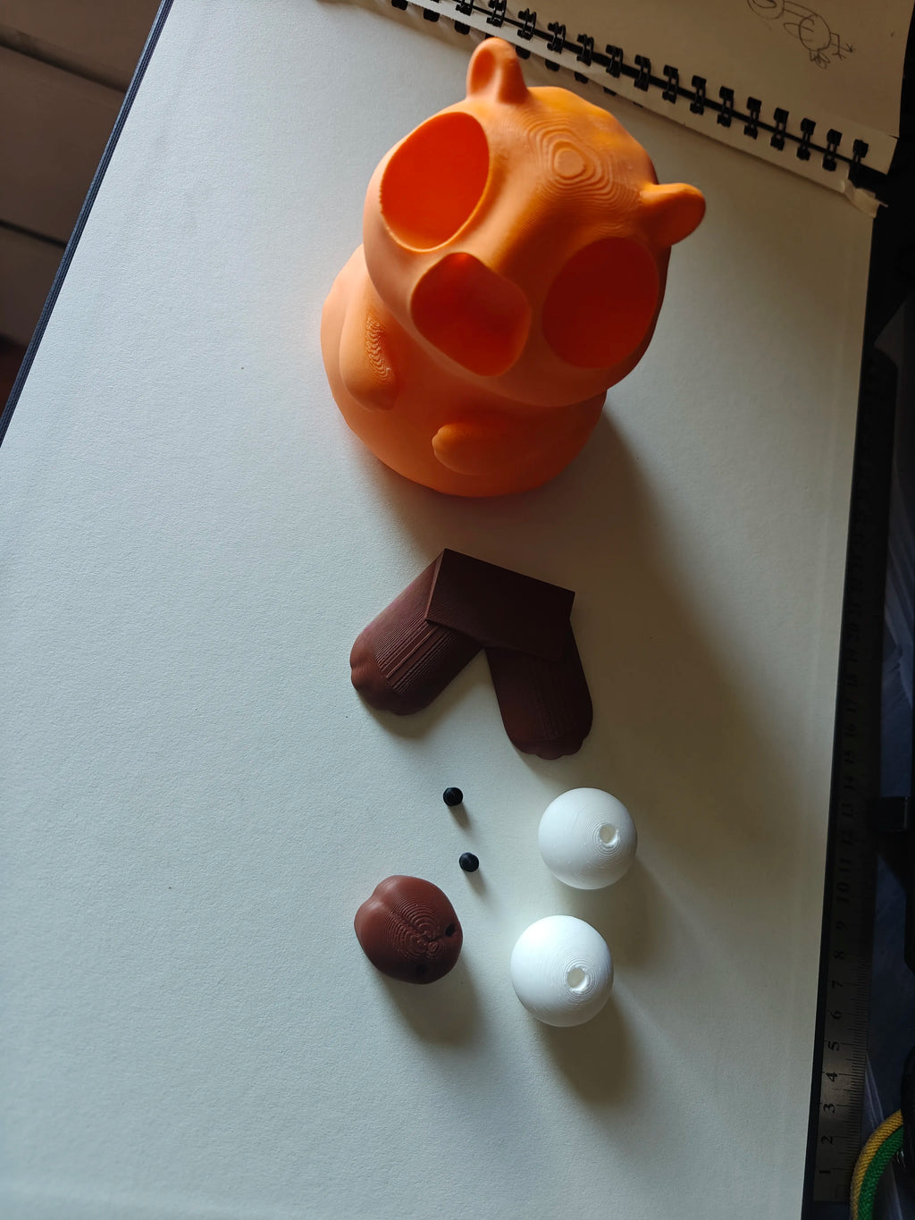 Figurină Capybara „DofyCapy” 3D
