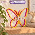 🦋 FlutterName 3D | Fluture Decorativ Personalizat cu Nume