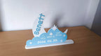 🌙 BabyMoon 3D | Statuetă Decorativă Personalizată cu Datele Nașterii