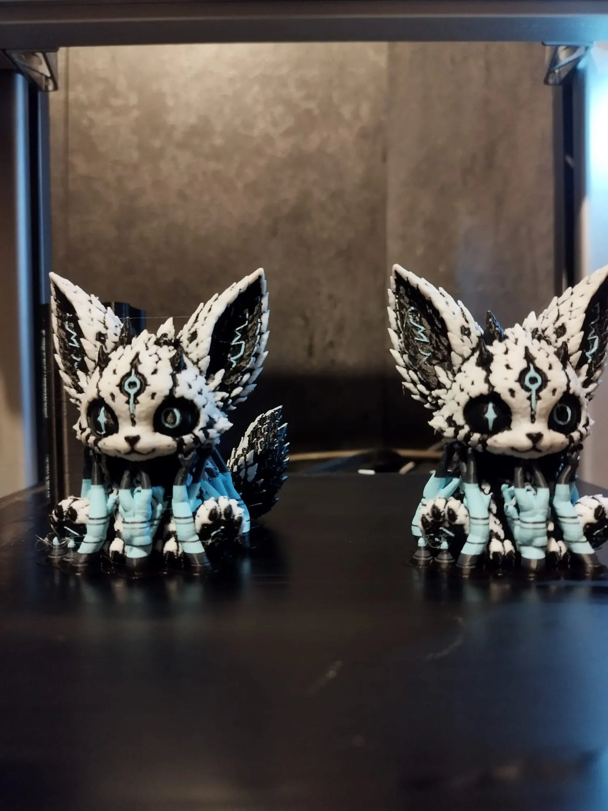 Runefox | Figurină 3D Vulpe Mistică Runică
