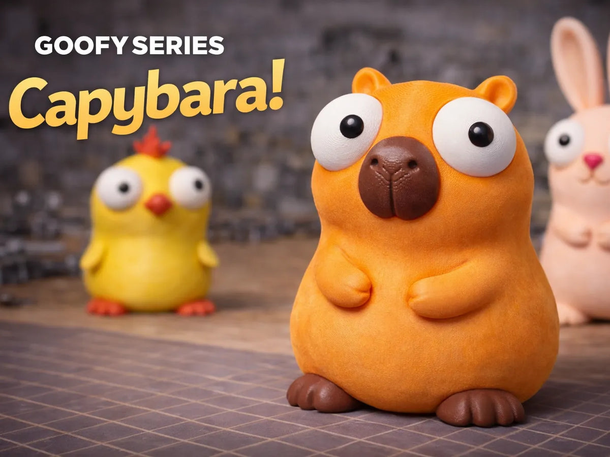 Figurină Capybara „DofyCapy” 3D