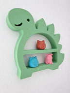 🦖 DinoShelf 3D | Etajeră Decorativă Dinozaur pentru Jucării