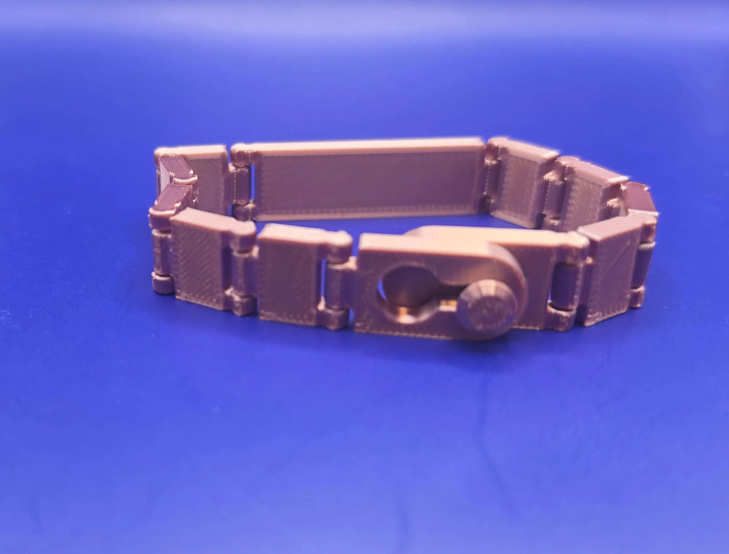📿 NameBand 3D | Brățară Articulată Personalizată cu Nume