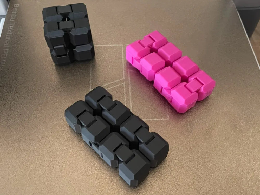 Cub Fidget „Mecanism Infinit” 3D