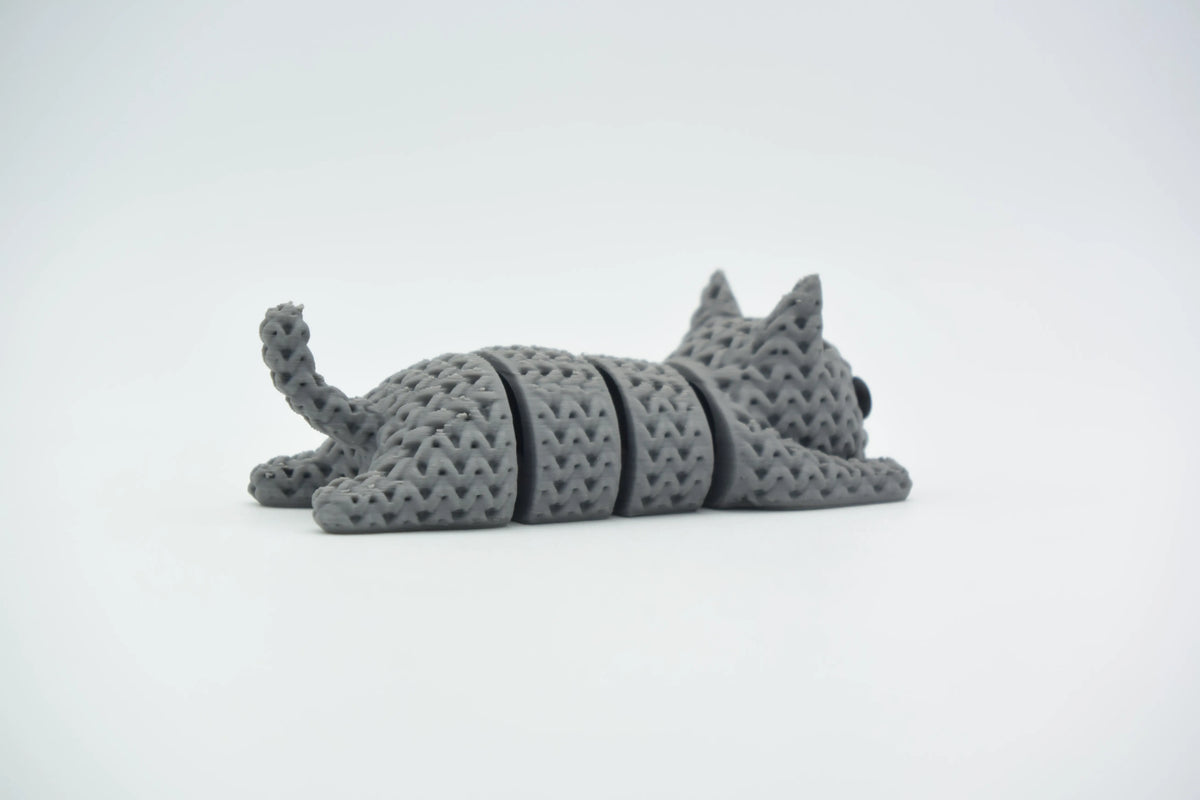 KnitKitty | Pisicuță 3D Articulată "Knit"