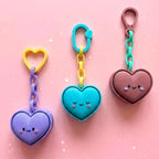 Breloc 3D Stea Zâmbitoare „Smiling Star Keychain”