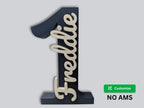 🎂 NumberName 3D | Cifră Aniversară Personalizată cu Nume