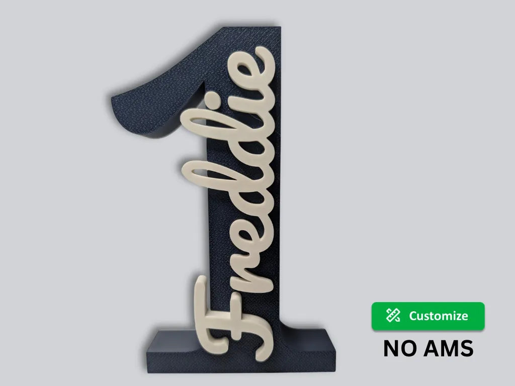 🎂 NumberName 3D | Cifră Aniversară Personalizată cu Nume