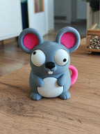 Figurină Șoricel Amuzant „GoofyMouse” 3D