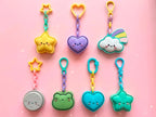 Breloc 3D Stea Zâmbitoare „Smiling Star Keychain”