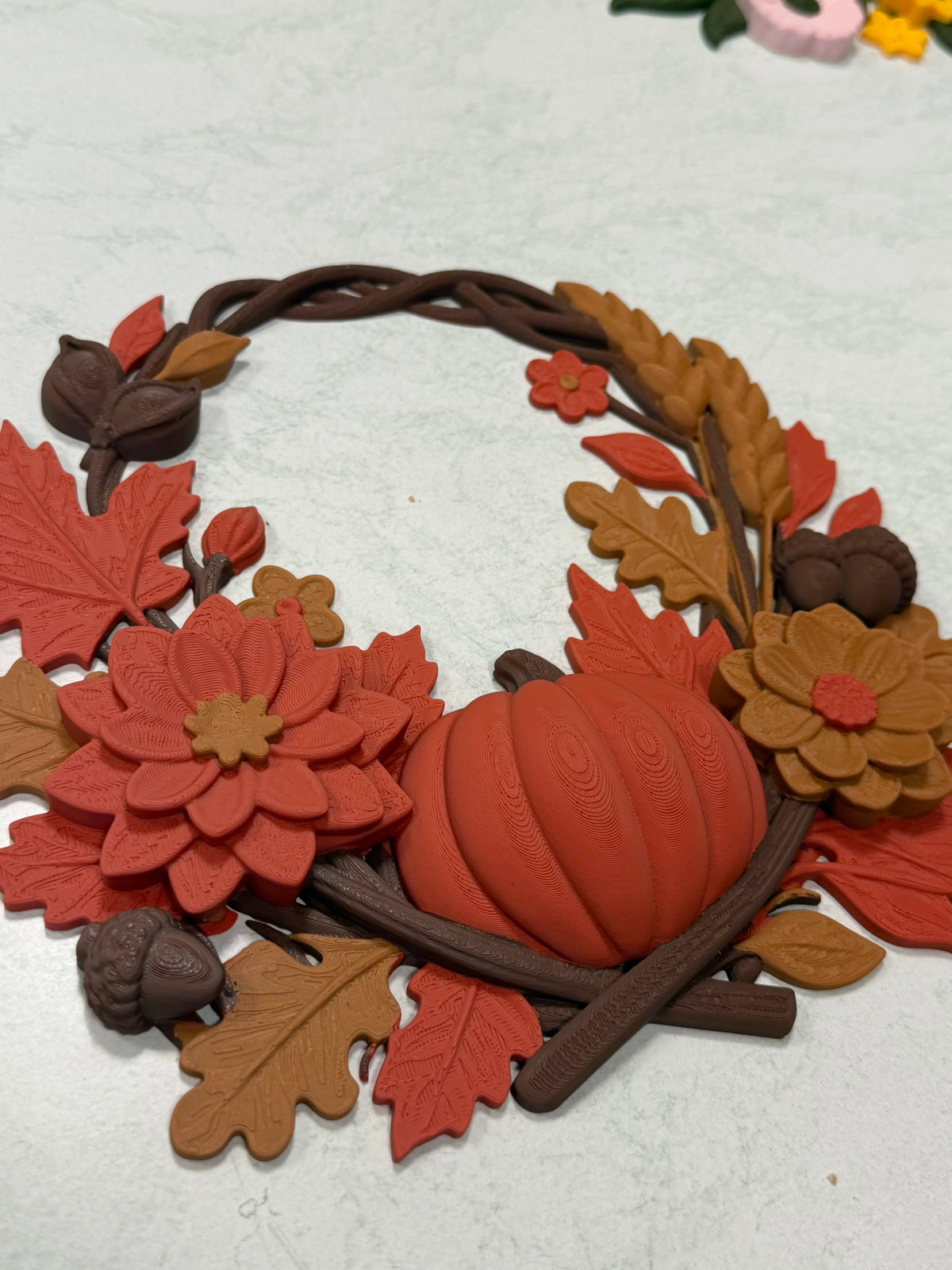 Coroniță Decorativă de Perete de Toamnă „AutumnWreath” 3D