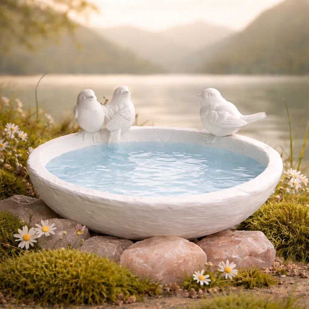 Băiță Decorativă pentru Păsări „BirdOasis” 3D