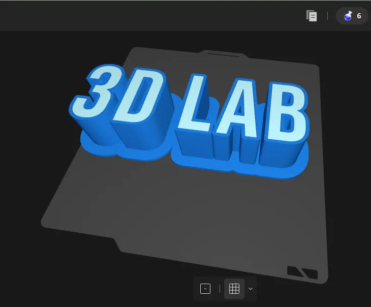 💡 BlockText 3D | Plăcuță Decorativă Bicoloră cu Text Volumetric