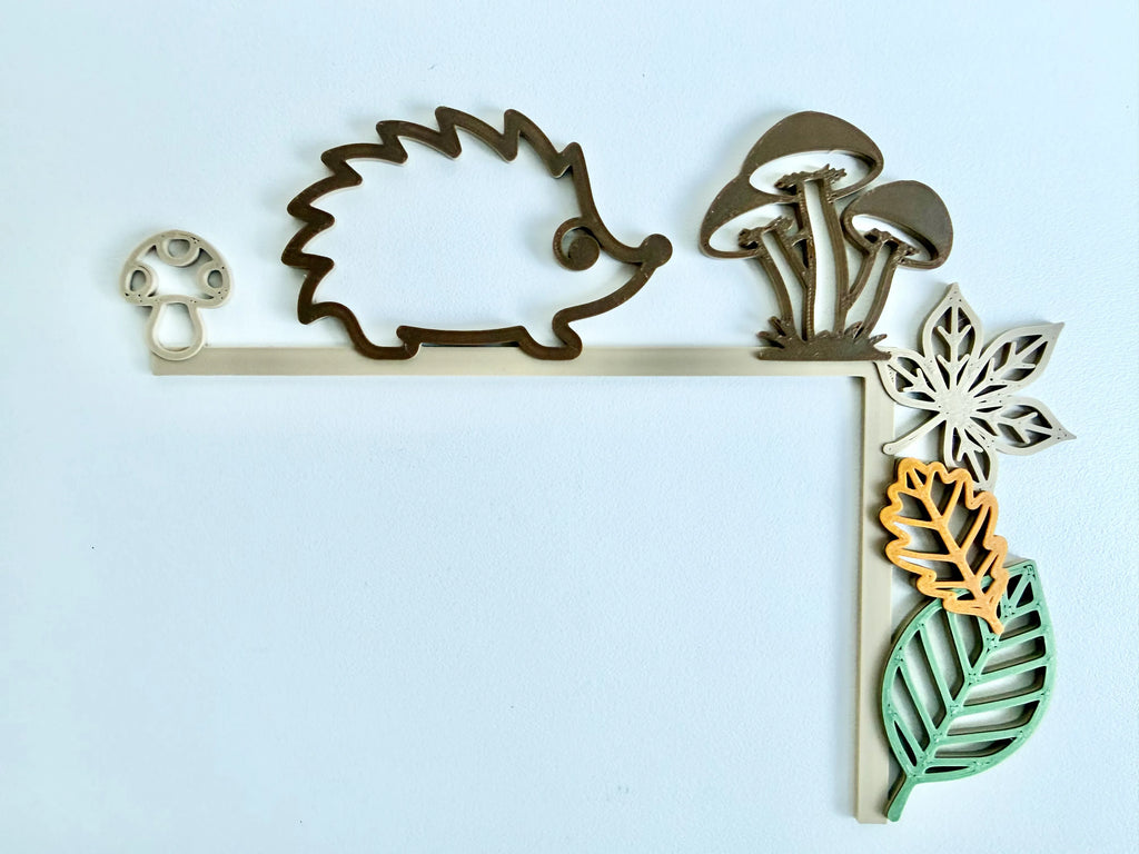 Decorațiune de Colț pentru Tocul Ușii „HedgehogCorner” 3D