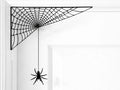 Decorațiune de Colț Pânză și Păianjen Suspendat „CornerSpiderWeb” 3D