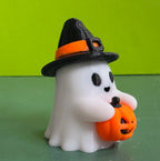 Figurină Decorativă Fantomiță cu Dovleac „SpookyGhost” 3D