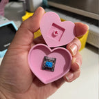 Breloc 3D Stea Zâmbitoare „Smiling Star Keychain”