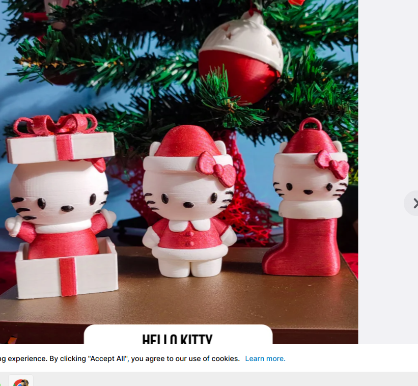 KittyXmas | Set Figurine Festive Hello Kitty