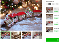 SweetExpress | Trenuleț Decorativ de Poveste 3D