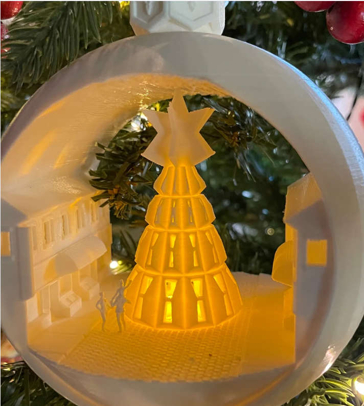 SphereCity | Glob Luminos 3D cu Orășel de Poveste