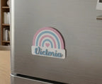 🌈 RainbowKey 3D | Breloc Curcubeu Personalizat cu Nume