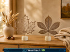 Statuete Decorative Frunze de Toamnă pe Suport „LeafArt” 3D