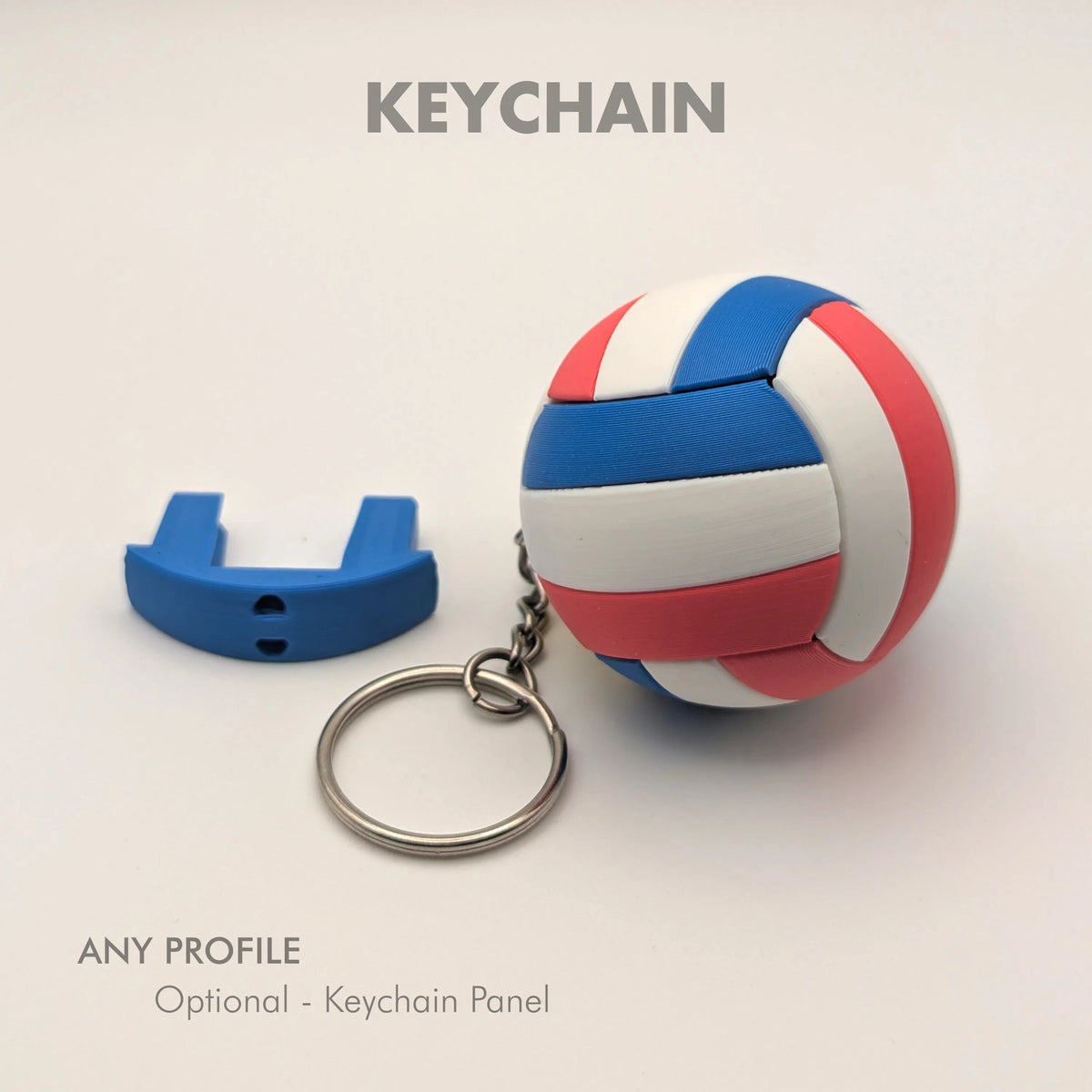 Breloc / Miniatură Minge de Volei „VolleyKeyring” 3D