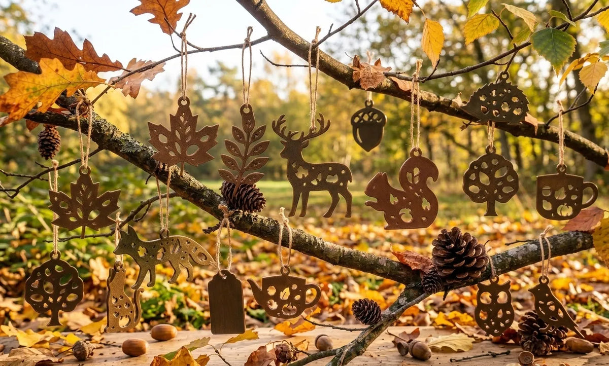 Set Decorațiuni Suspendate de Toamnă „FallHangers” 3D
