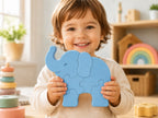 Puzzle Elefant Montessori „EllieFit” 3D