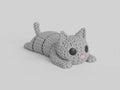 KnitKitty | Pisicuță 3D Articulată "Knit"