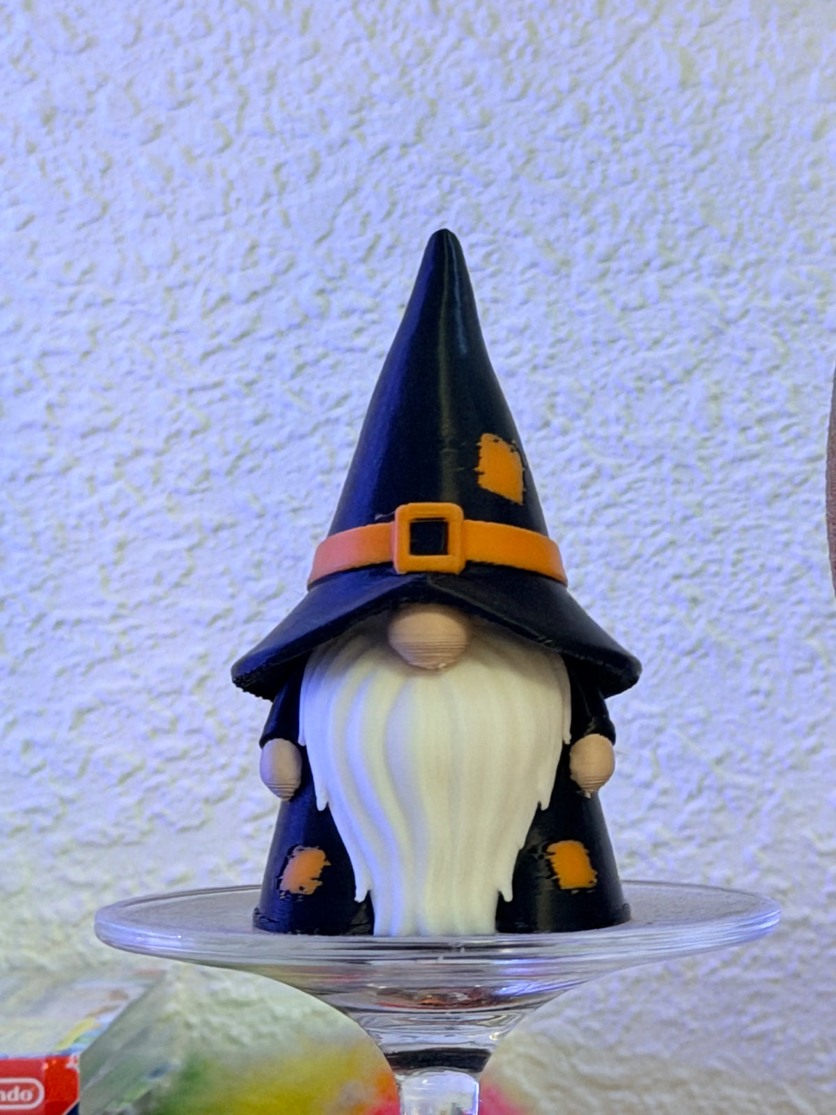 Figurină Decorativă Spiriduș Vrăjitor „HalloweenGnome” 3D