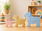 Puzzle 3D Interactiv sub Formă de Cățeluș „PuppyPuzzle”