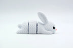KnitBunny | Breloc 3D Iepuraș Articulat