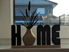 HomeVibe | Decor "HOME" cu Vază Integrată