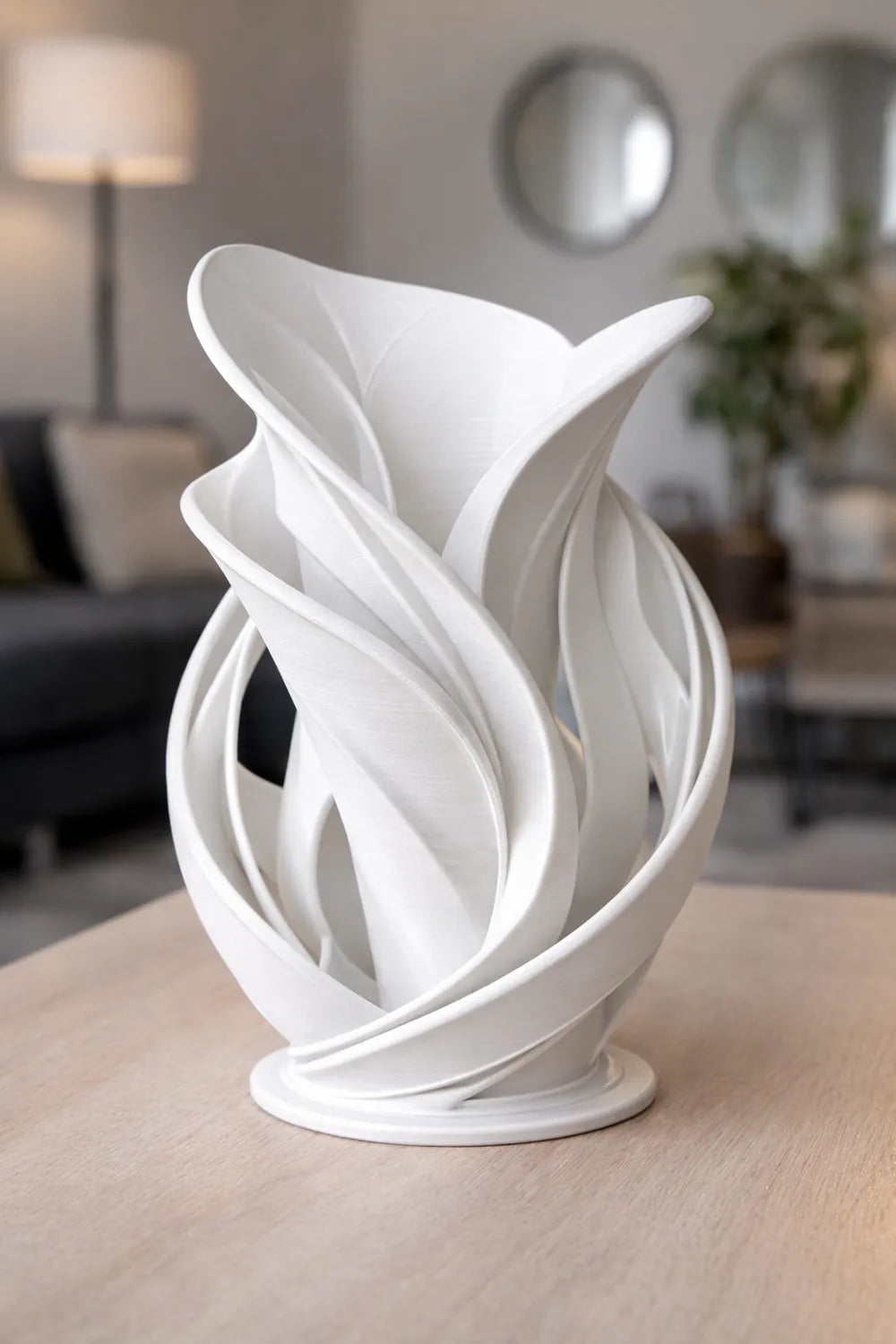 BloomTwist | Vază Sculpturală Modernă
