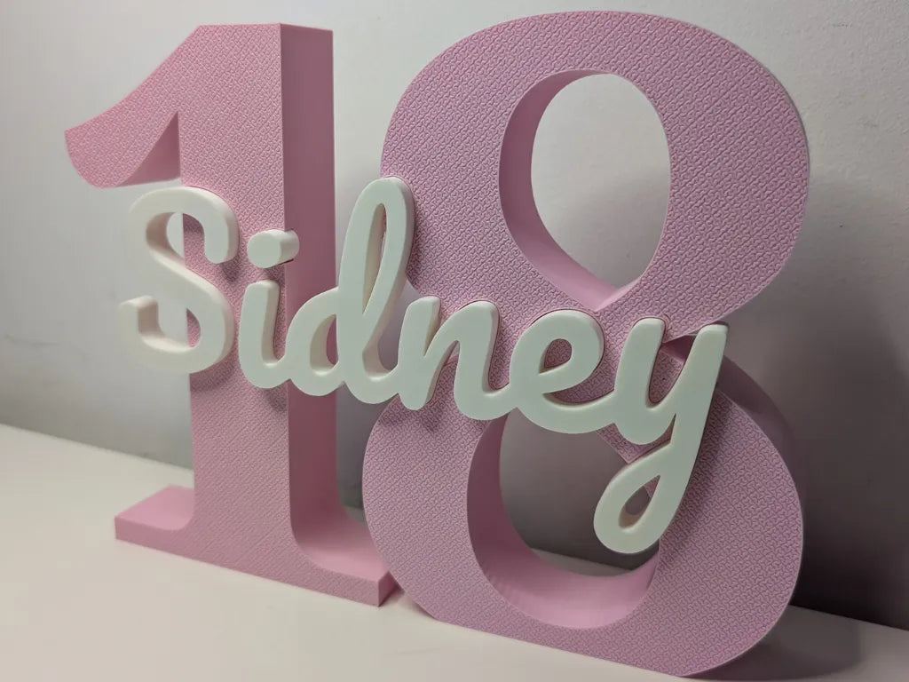 🎂 NumberName 3D | Cifră Aniversară Personalizată cu Nume