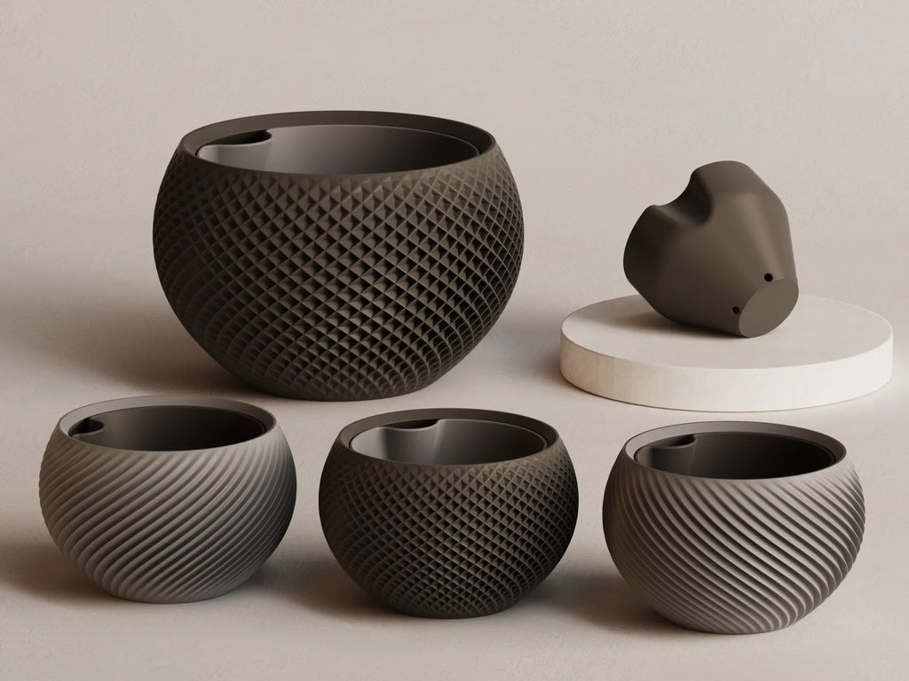 Ghiveci Texturat „MeshPot” 3D