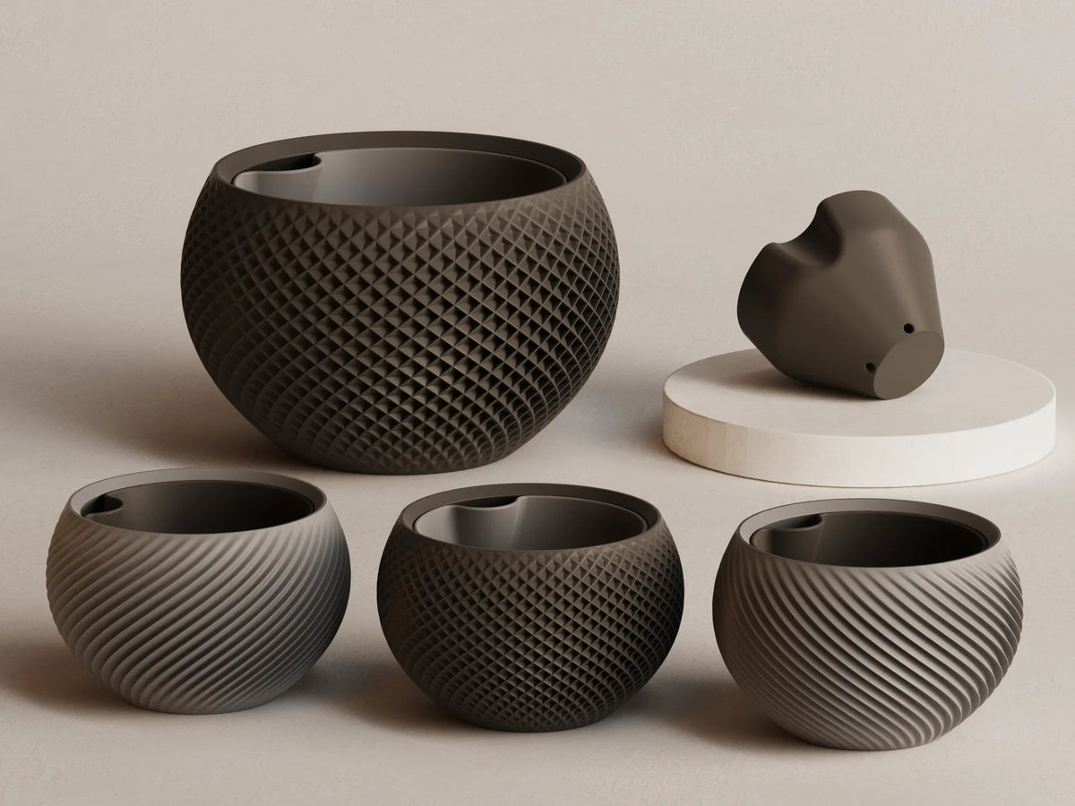 Ghiveci Texturat „MeshPot” 3D