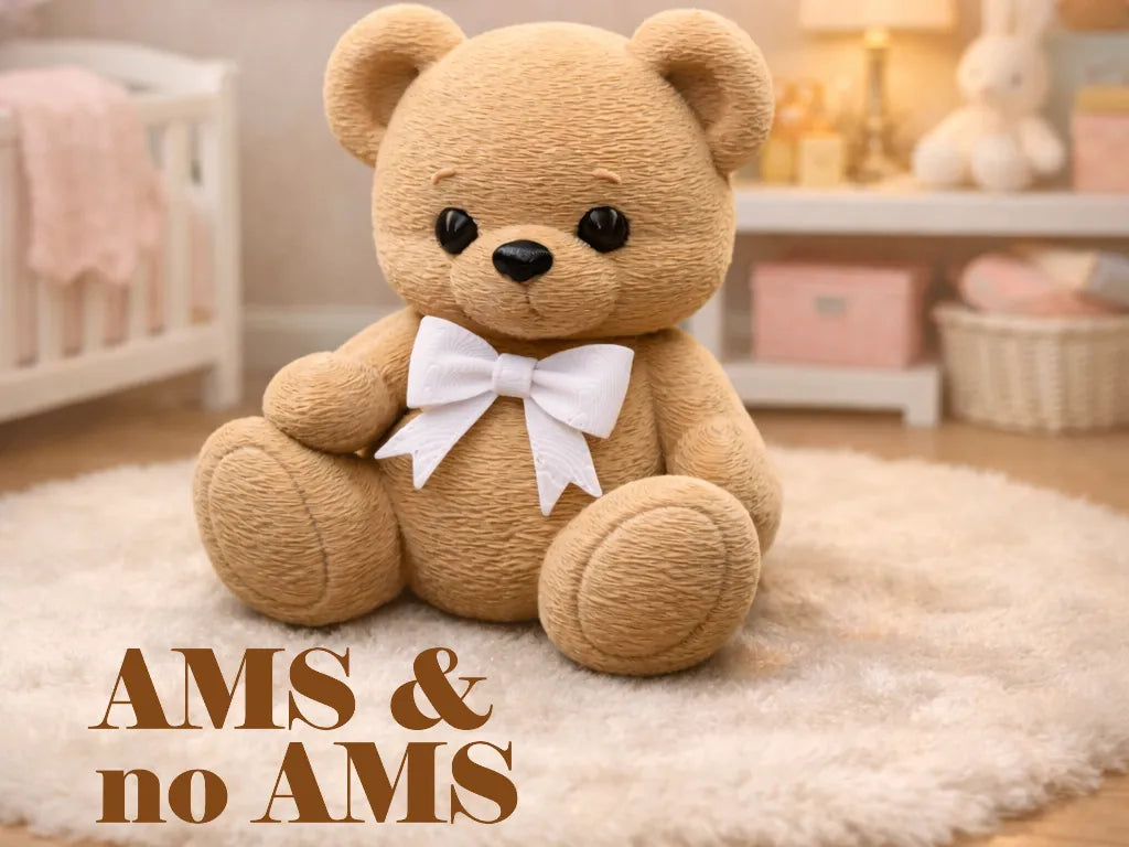Figurină Ursuleț „FuzzyBear” 3D