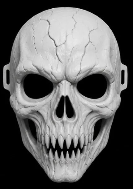 Mască Tactică Craniu „Skull Trooper” 3D