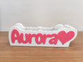 ✏️ DeskHeart 3D | Suport Birou Personalizat cu Nume și Compartimente