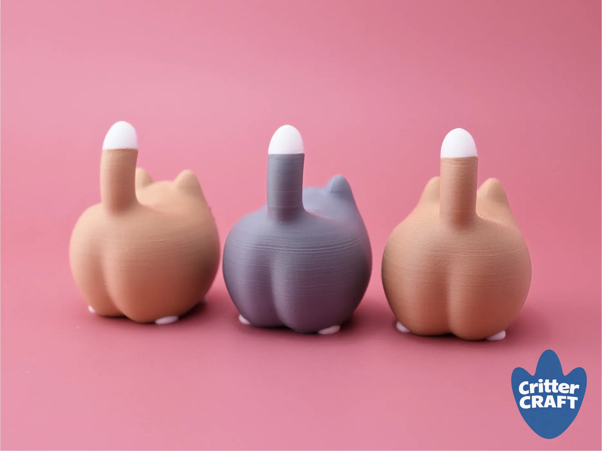 ChubbyPaws | Breloc 3D Pisicuță cu Compartiment Secret